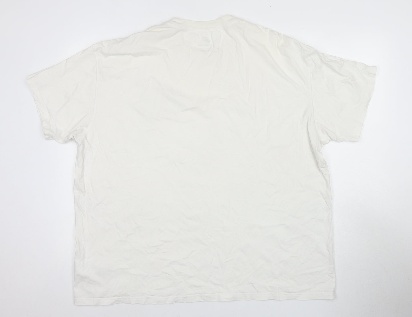 Nike Men's White XXL T-Shirt with Logo