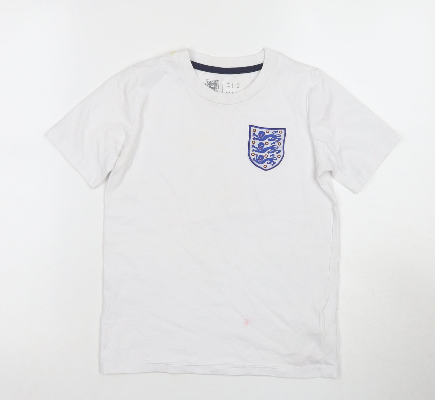 The Football Association Boys White 7-8 T-Shirt, Sports Logo