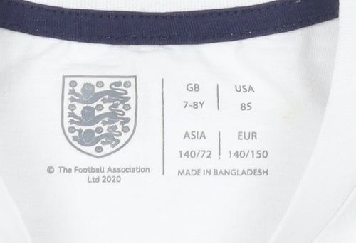 The Football Association Boys White 7-8 T-Shirt, Sports Logo