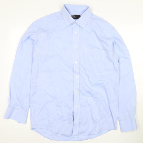 Marks and Spencer Men's Blue Formal Dress Shirt