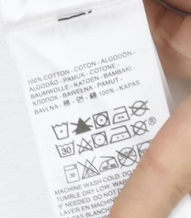 Levi's Women's White T-Shirt M Crew Neck Short Sleeve Regular