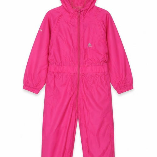 Trespass Girls Pink Waterproof Jumpsuit 3-4 Years - Outdoor Activewear