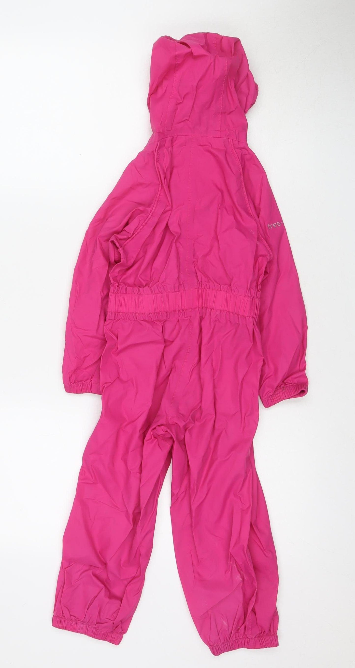Trespass Girls Pink Waterproof Jumpsuit 3-4 Years - Outdoor Activewear
