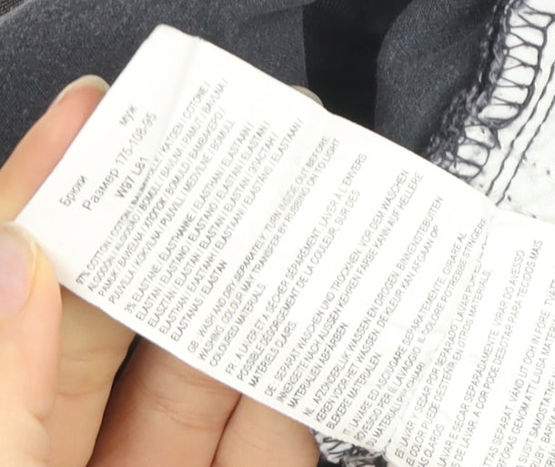 Lee Men's Grey Straight Fit Jeans W38 L32