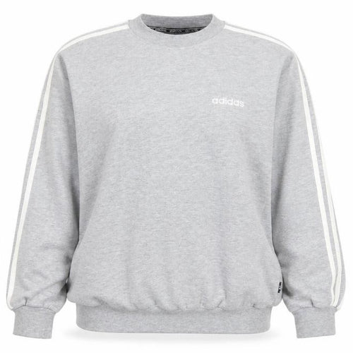Adidas Unisex Grey Logo Sweatshirt, Size 12, Long Sleeve