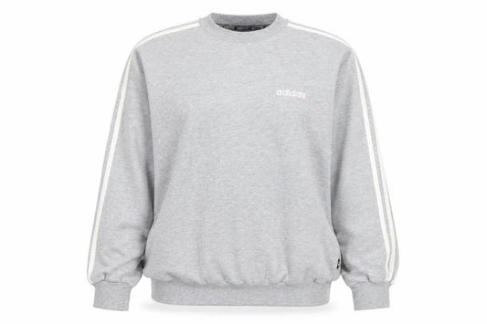 Adidas Unisex Grey Logo Sweatshirt, Size 12, Long Sleeve