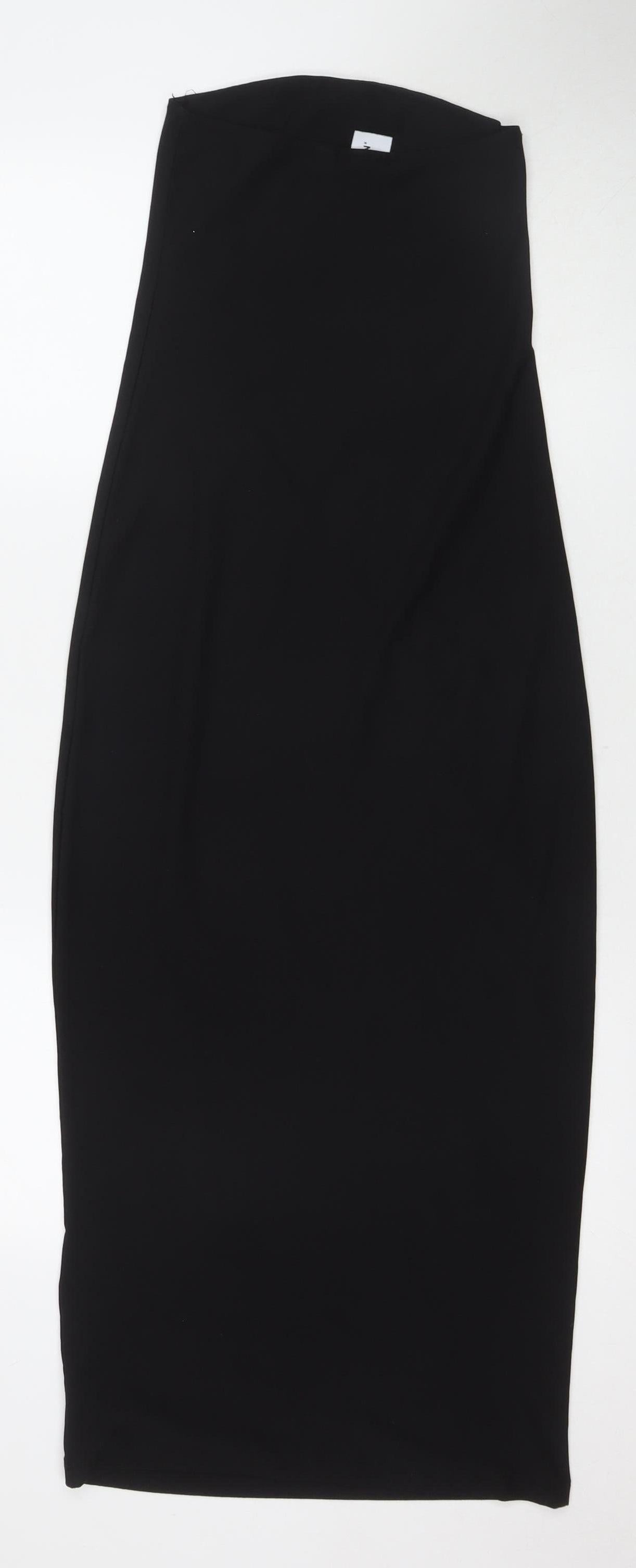 Collusion Women's Black Bodycon Midi Dress Size 6