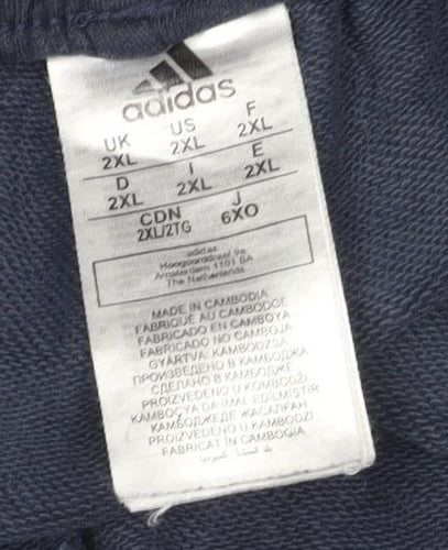 Adidas Men's Blue 2XL Athletic Shorts