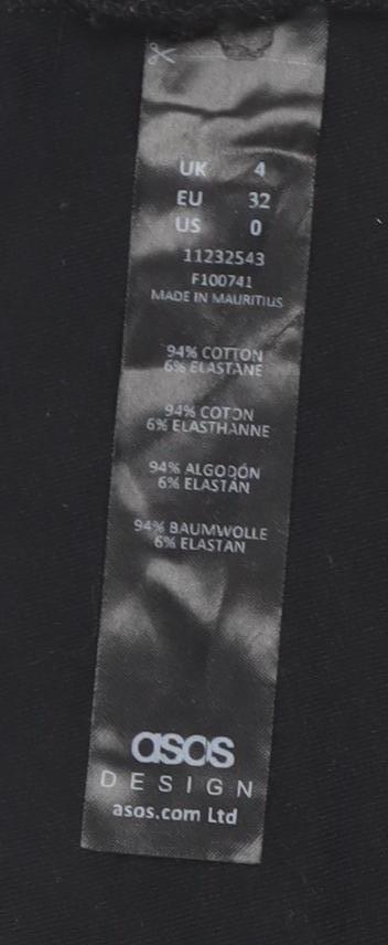 ASOS DESIGN Women's Black Camisole Tank Top Size 4