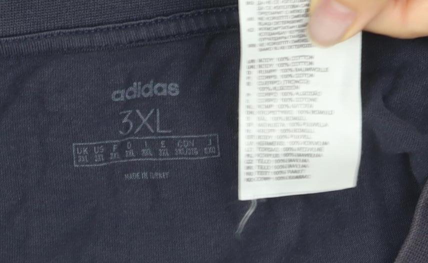 Adidas Men's 3XL Black Short Sleeve T-Shirt