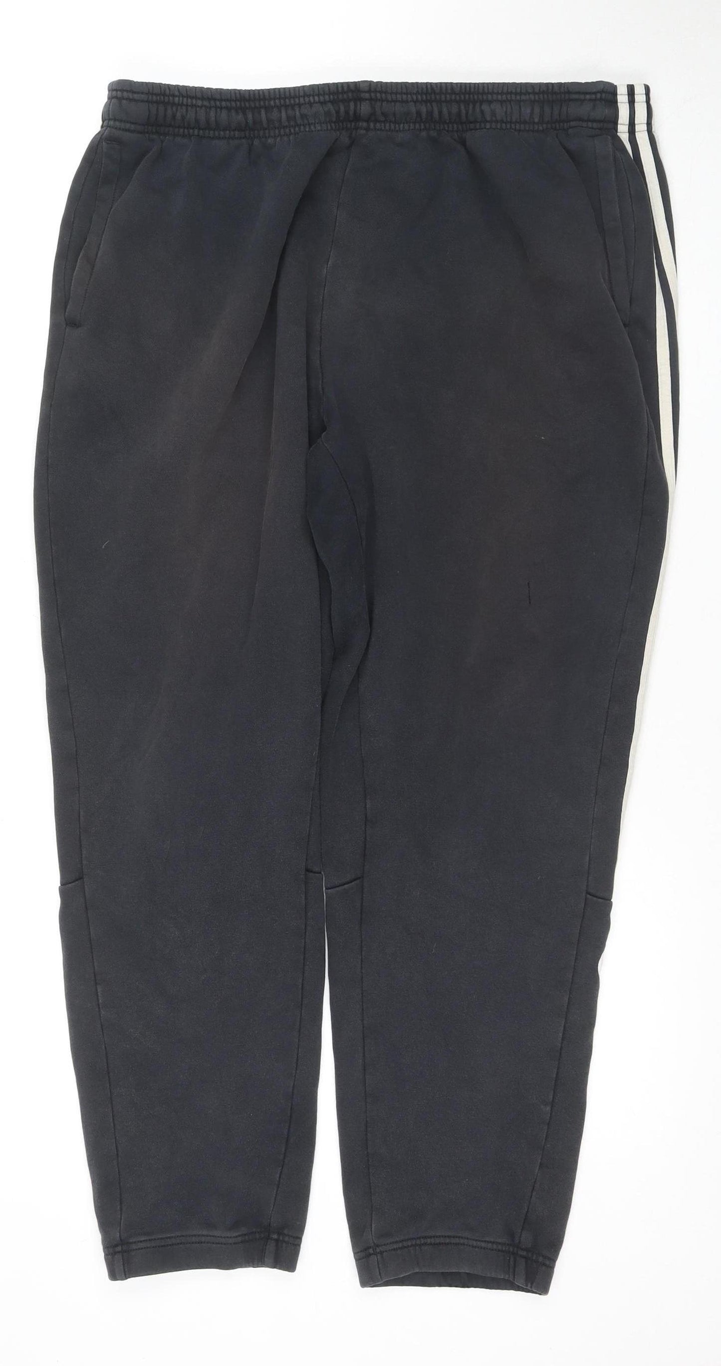 Adidas Men's Black Jogger Trousers L Gym