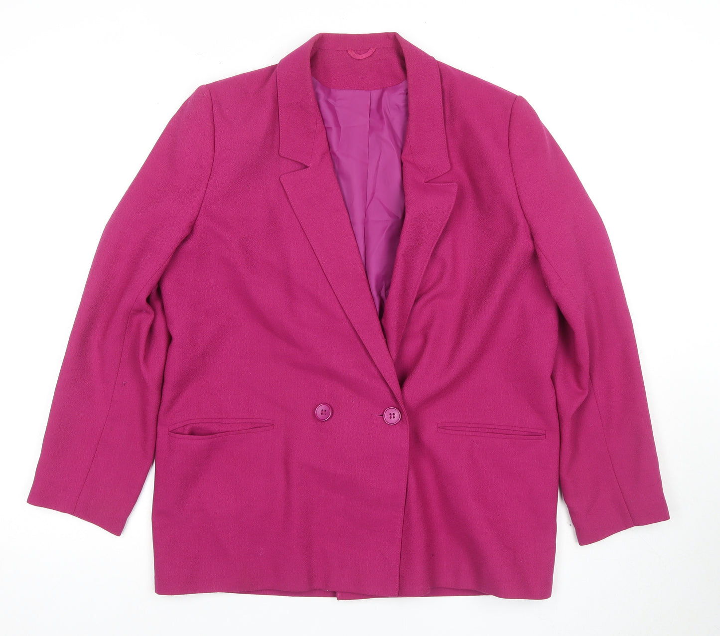 Richards Women's Pink Double-Breasted Suit Jacket