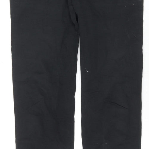 Mango Men's Black Chino Trousers, Size 34, Regular Fit