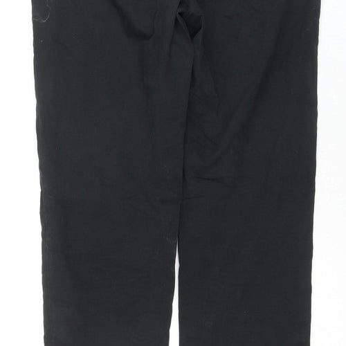 Mango Men's Black Chino Trousers, Size 34, Regular Fit