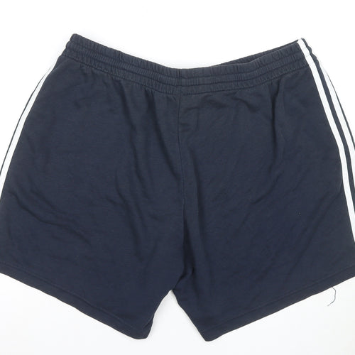 Adidas Men's Blue Athletic Shorts 2XL Gym Wear