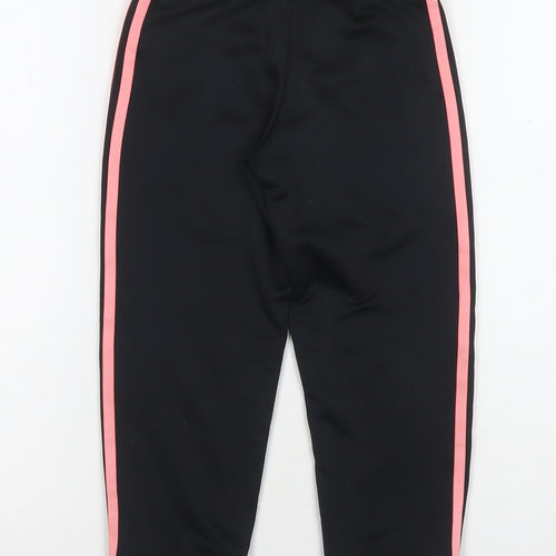 Adidas Girls Black Jogger Trousers 5-6 Years