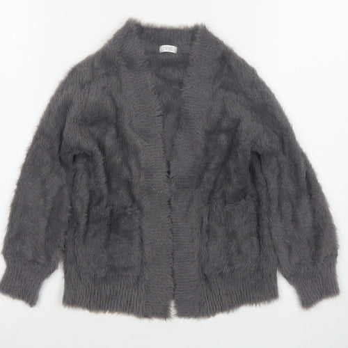Next Girls Grey Cardigan 6 Years - Sparkly Long Sleeve