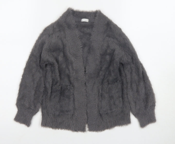 Next Girls Grey Cardigan 6 Years - Sparkly Long Sleeve