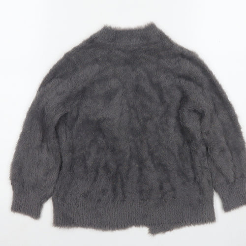 Next Girls Grey Cardigan 6 Years - Sparkly Long Sleeve