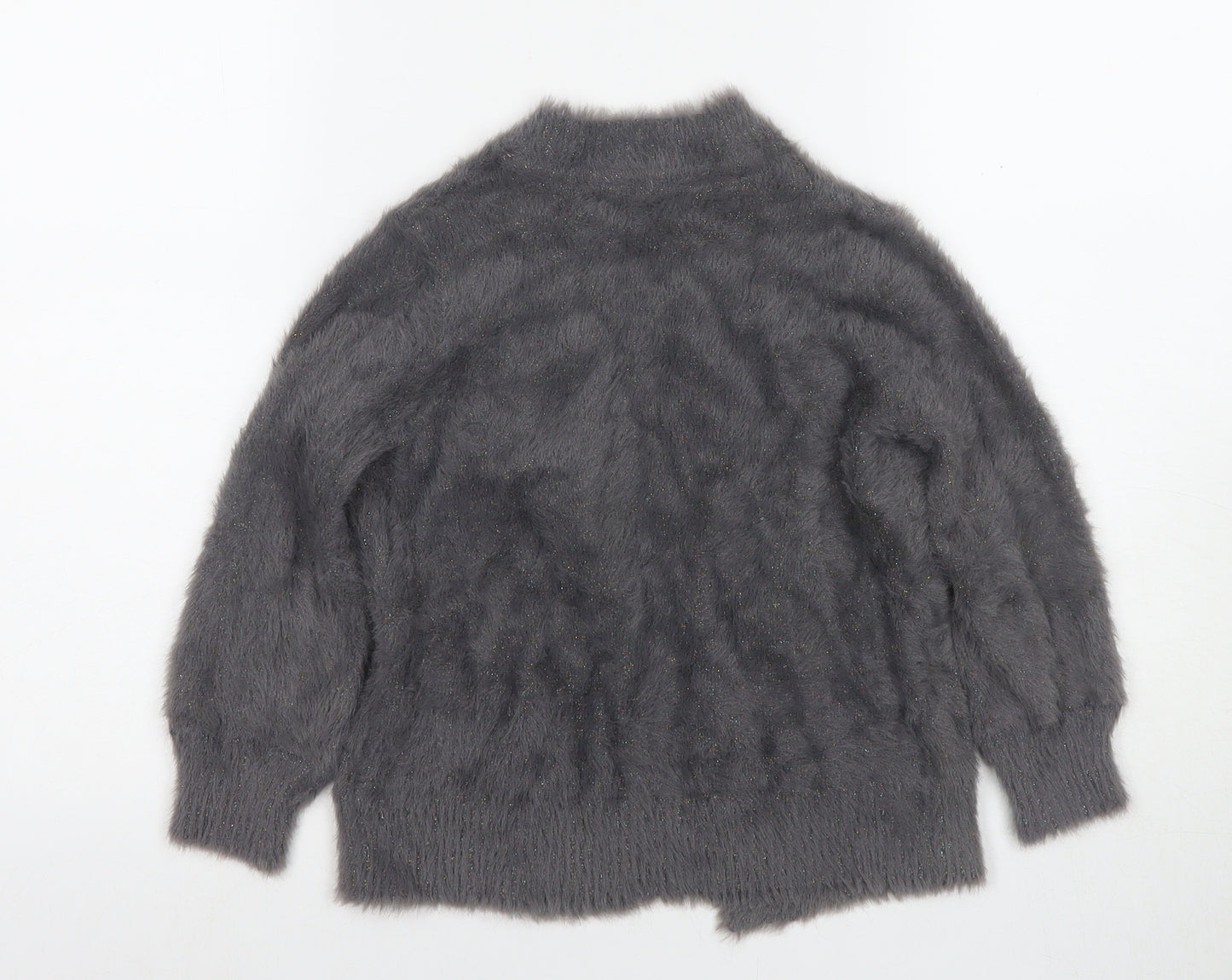 Next Girls Grey Cardigan 6 Years - Sparkly Long Sleeve