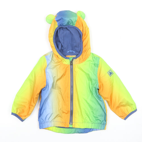 GAP Unisex Baby Multicoloured Puffer Jacket 18-24 Months