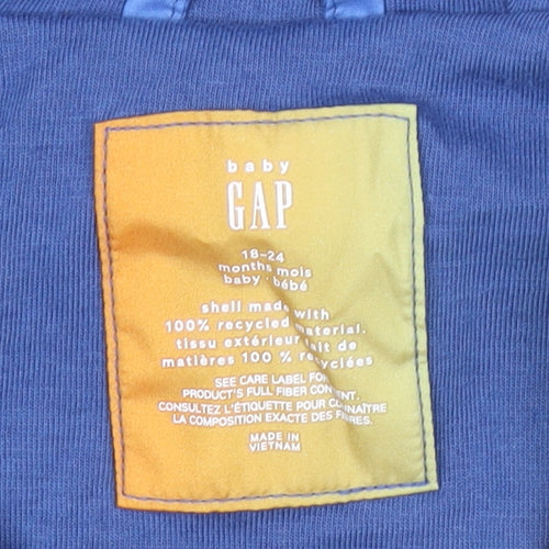 GAP Unisex Baby Multicoloured Puffer Jacket 18-24 Months