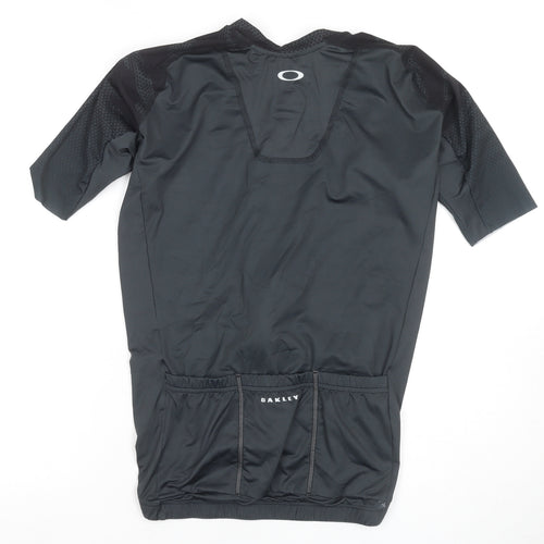 Oakley Men's Black Cycling Jersey M Athletic Fit