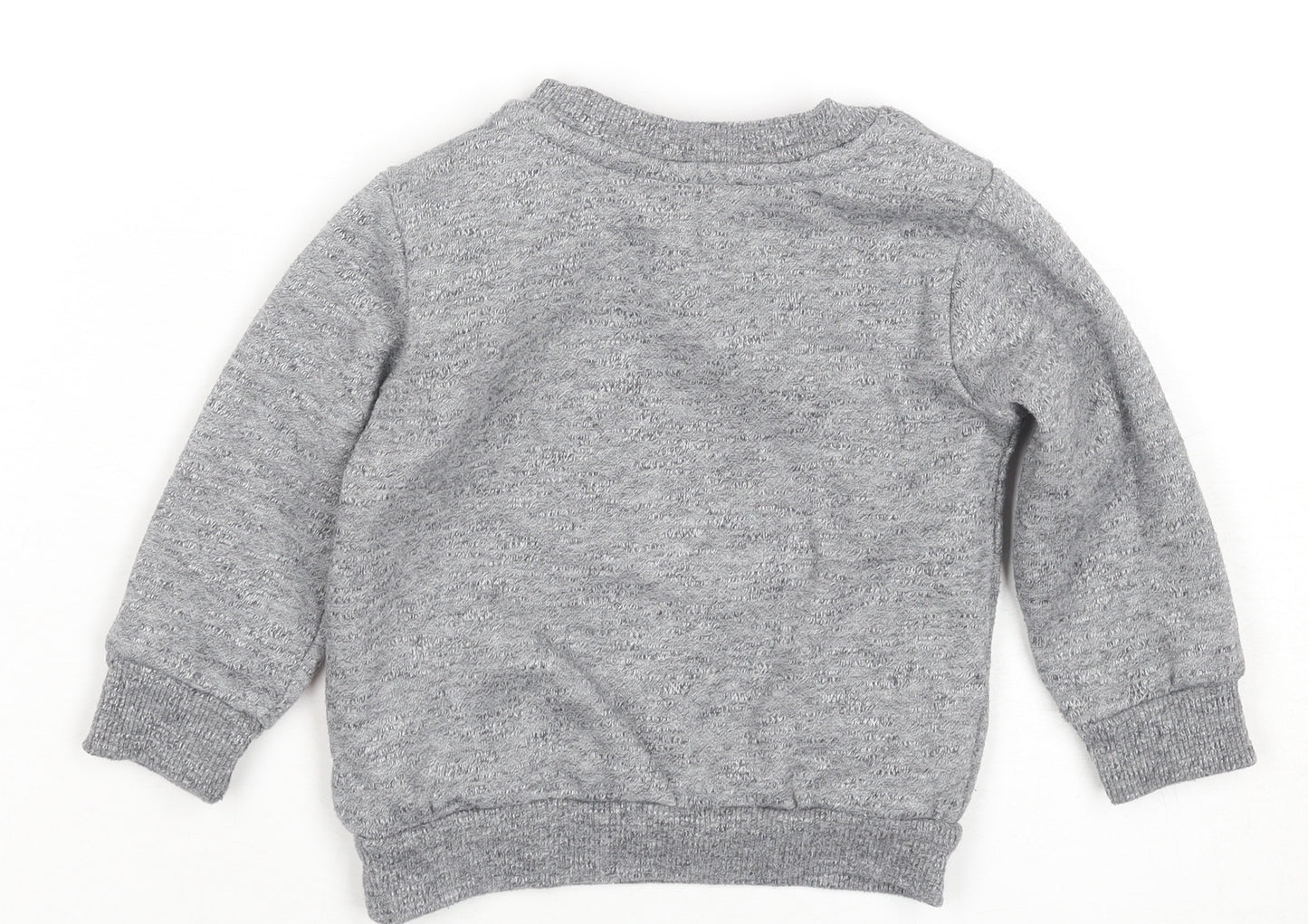 Disney Grey Mickey Mouse Jumper 6-9 Months