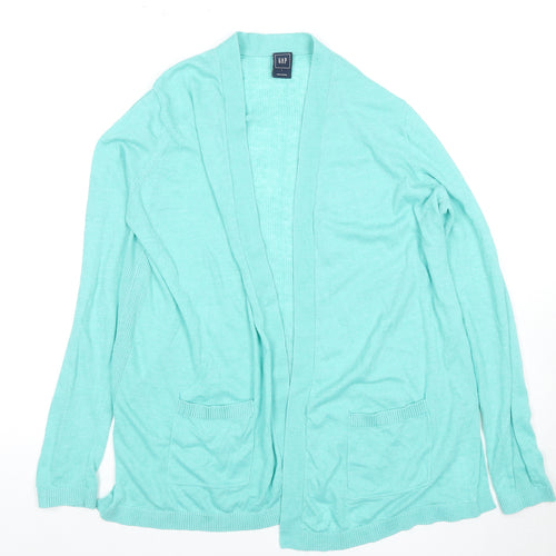 GAP Women's Green Cardigan - L, Lightweight, Casual