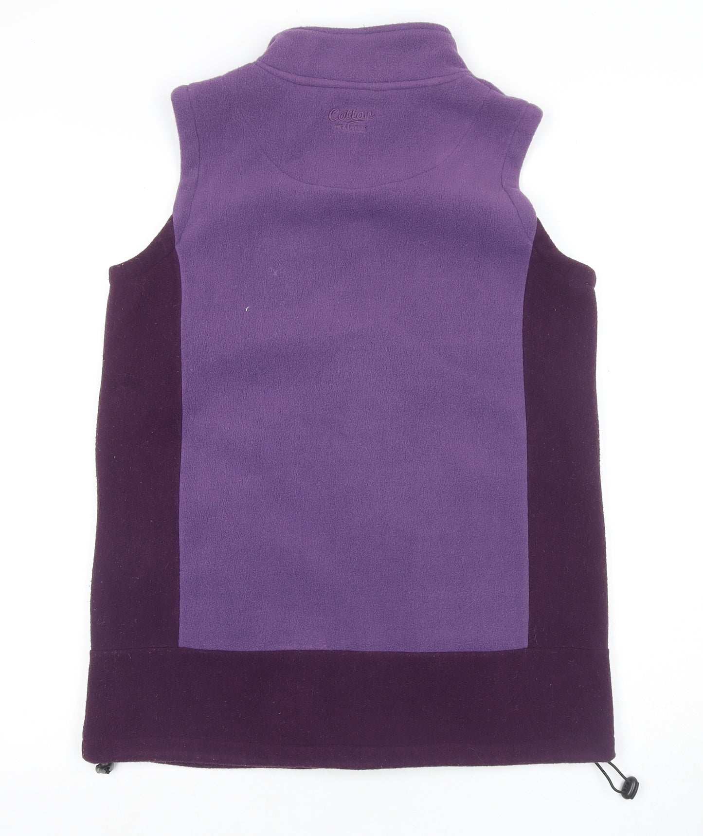 Cotton Traders Women's Purple Fleece Waistcoat XS