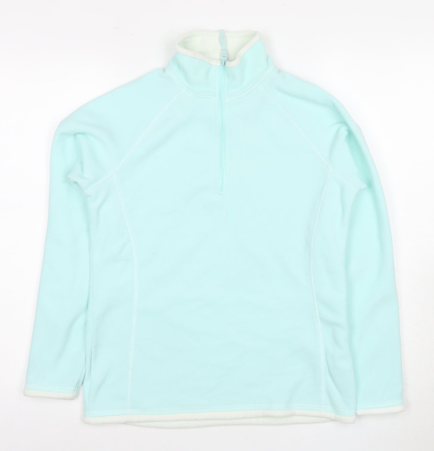 Mountain Warehouse Women's Blue Zip Sweatshirt Size 10