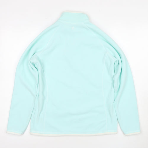 Mountain Warehouse Women's Blue Zip Sweatshirt Size 10