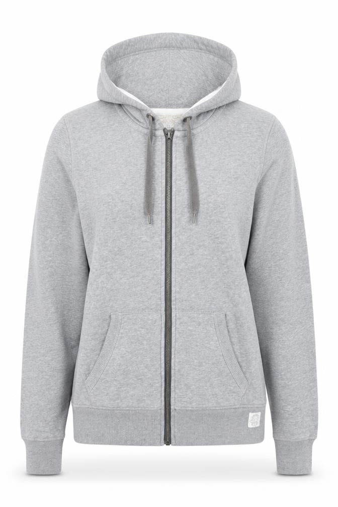 L.O.G.G. Unisex Grey Full Zip Hoodie, Size 12