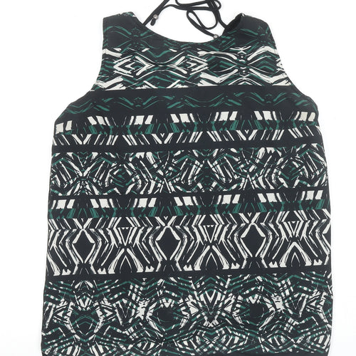 Warehouse Women's Multicoloured Geometric Tank Top Size 14