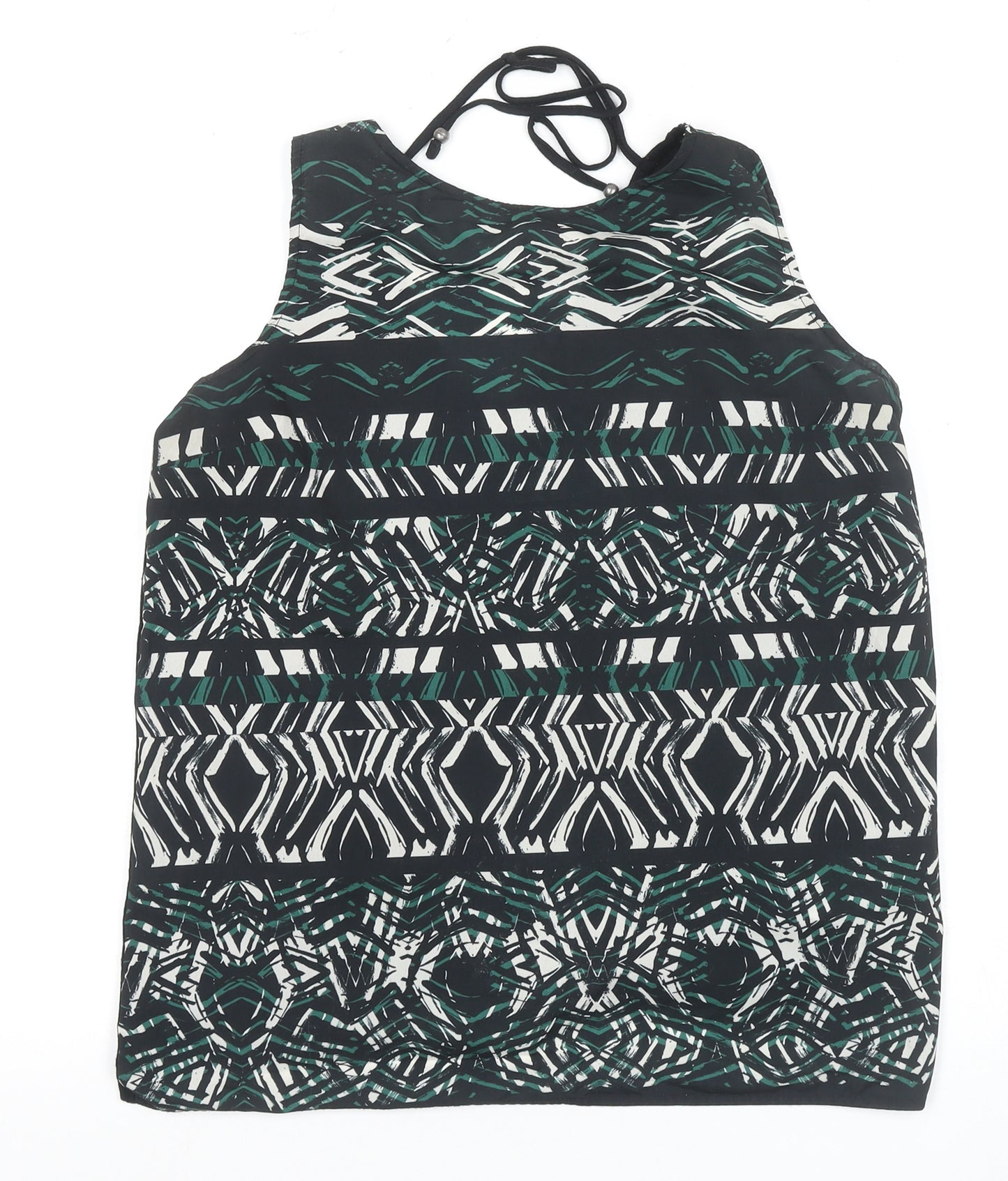Warehouse Women's Multicoloured Geometric Tank Top Size 14