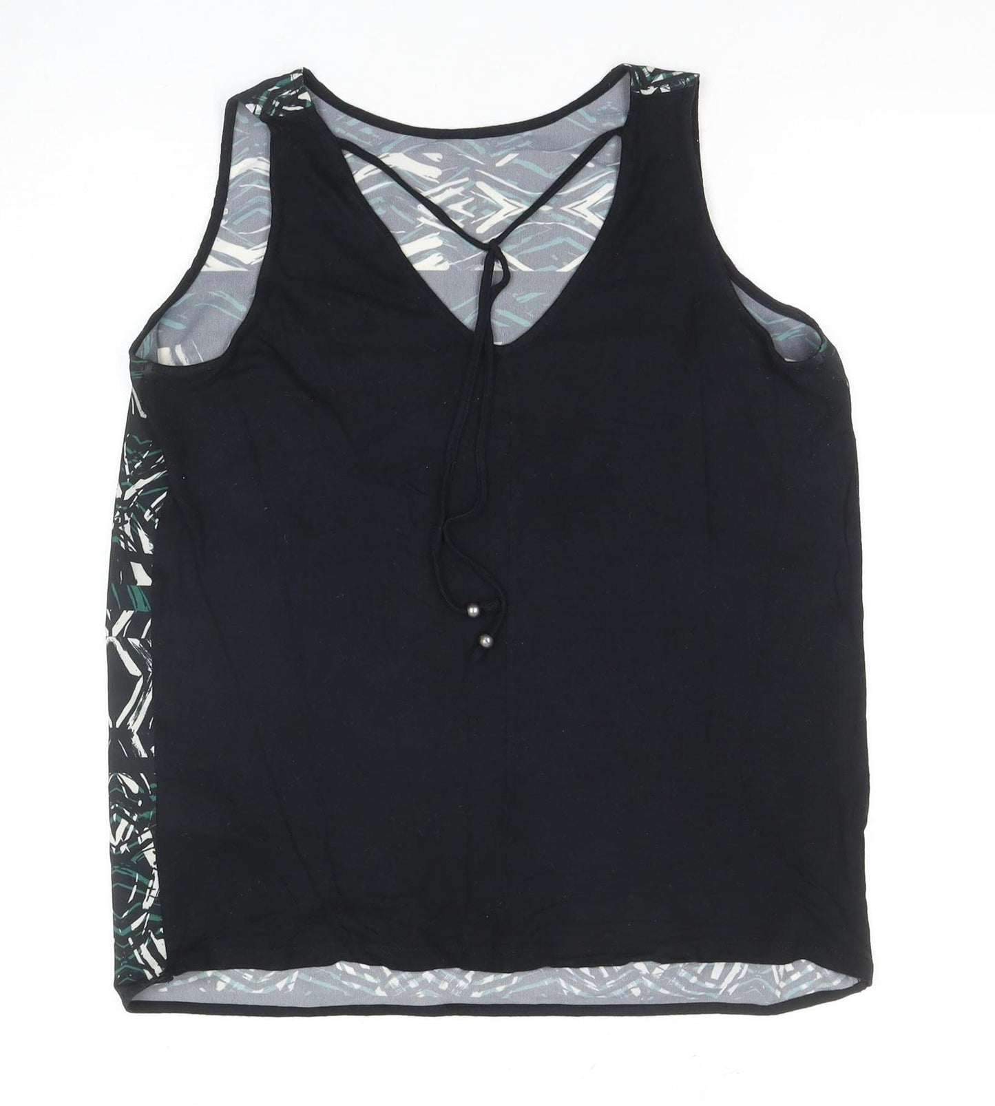 Warehouse Women's Multicoloured Geometric Tank Top Size 14
