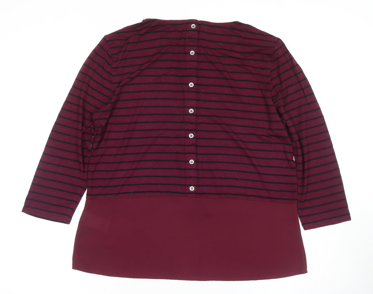 Warehouse Women's Red Tunic Blouse Size 12 Regular