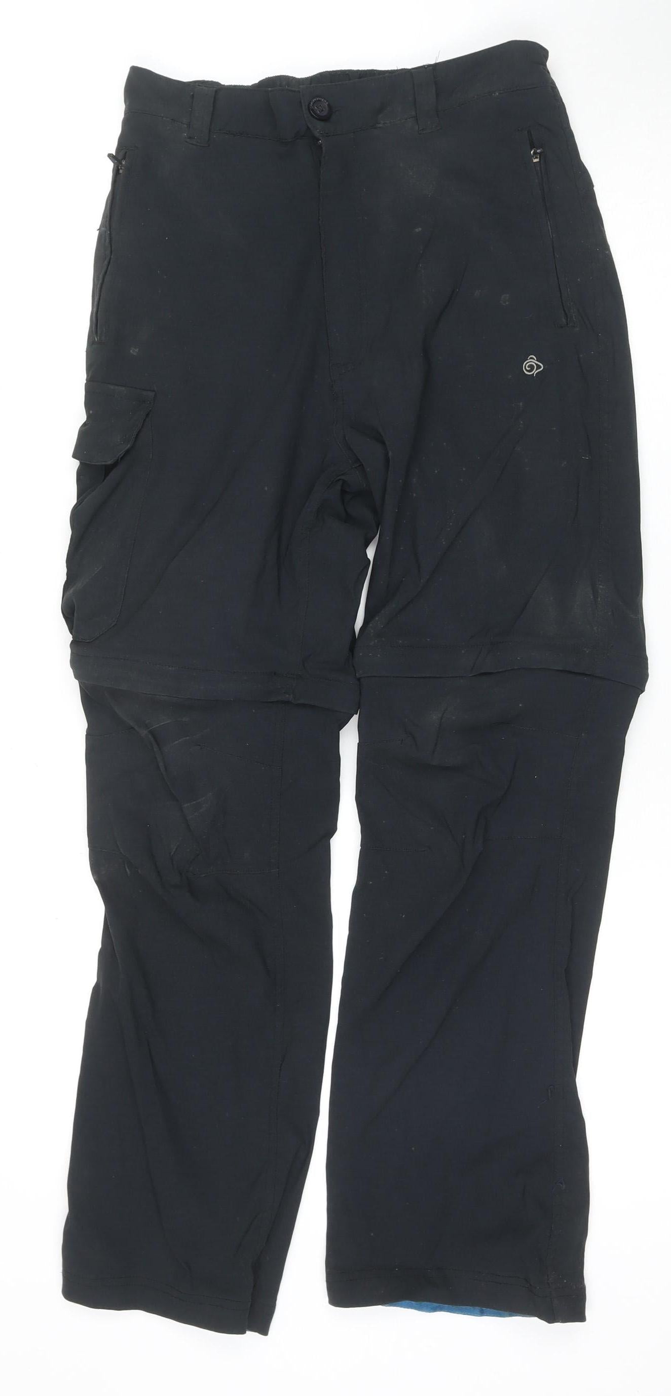Craghoppers Men's Black Travel Trousers S