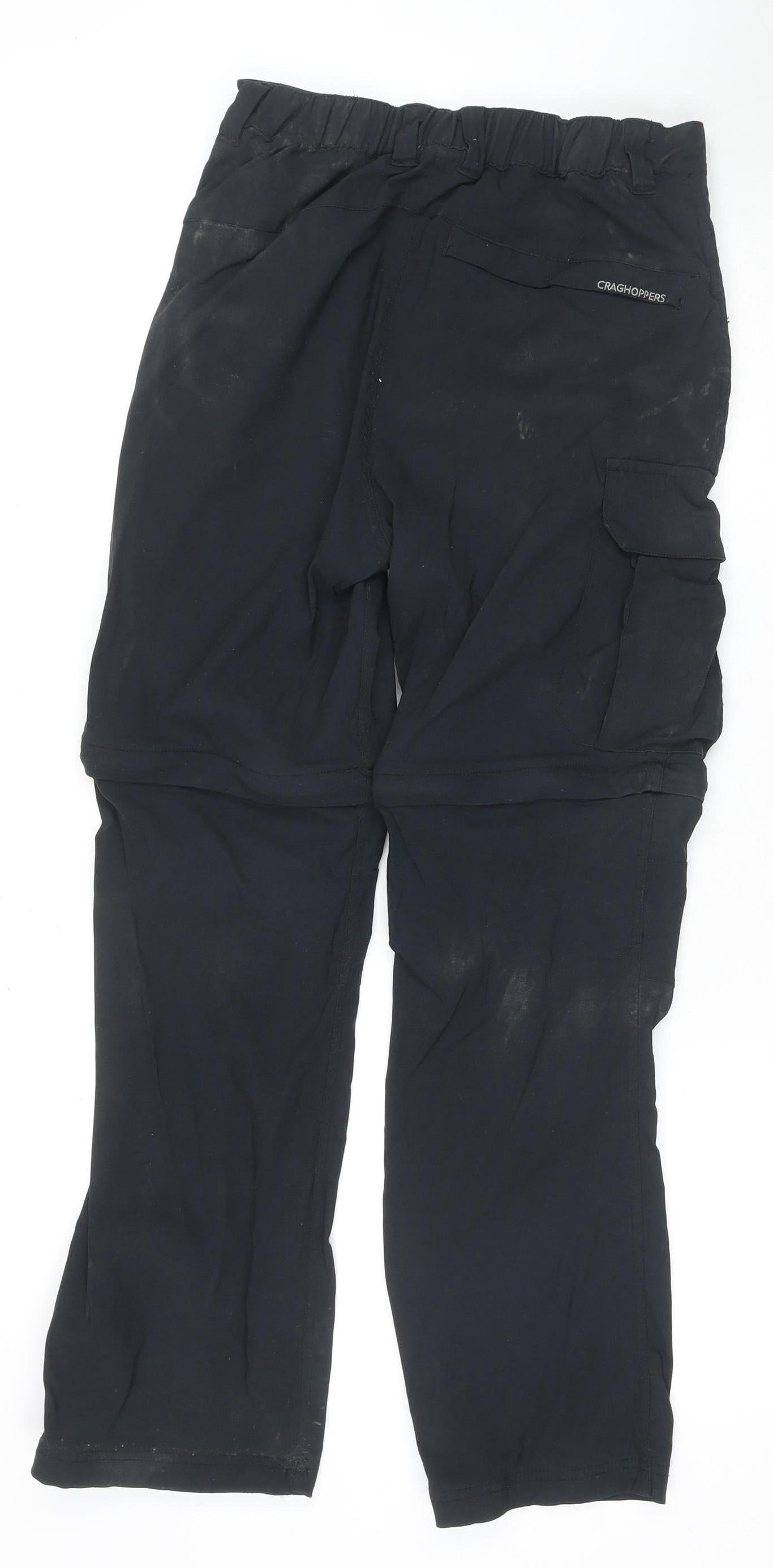 Craghoppers Men's Black Travel Trousers S