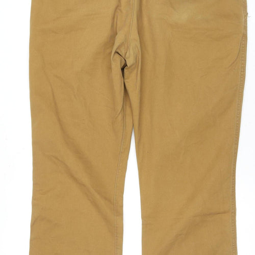 American Eagle Outfitters Men's Brown Chino Trousers, Size 36, Regular Fit