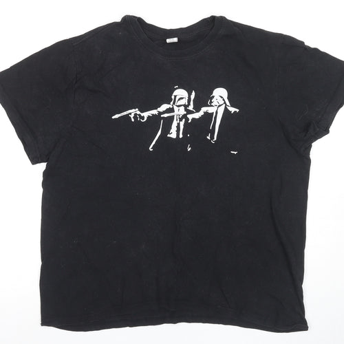 Club Star Wars Men's Black Graphic Print T-Shirt M