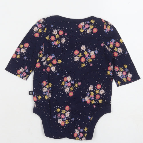 Baby Gap Unisex Floral Babygrow 0-3 Months Multicoloured