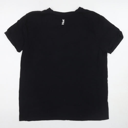 Huel Men's Black Crew Neck Short Sleeve T-Shirt L