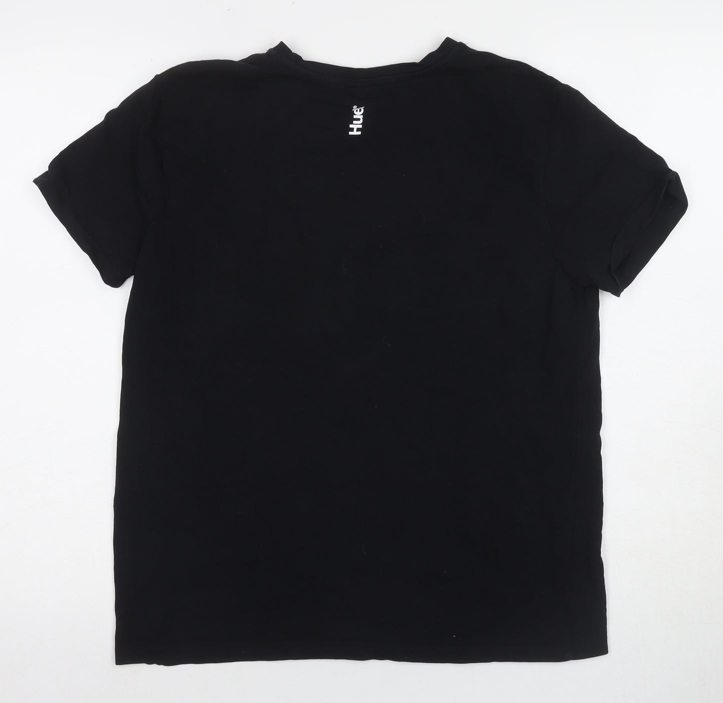 Huel Men's Black Crew Neck Short Sleeve T-Shirt L