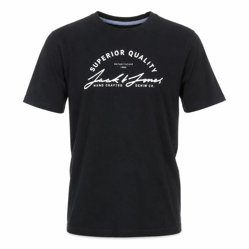 Jack & Jones Boys Black XL Graphic Print T-Shirt