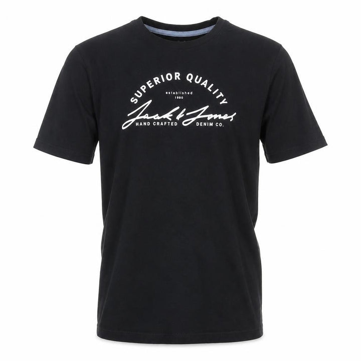 Jack & Jones Boys Black XL Graphic Print T-Shirt