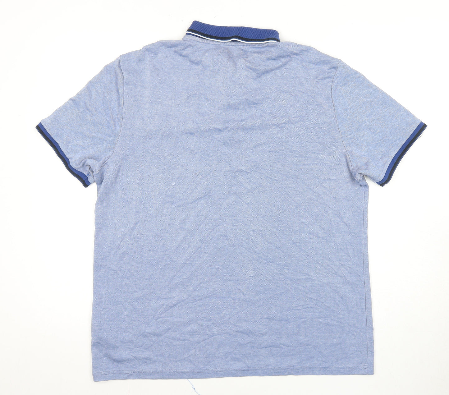 Marks and Spencer Men's Blue XL Polo Shirt