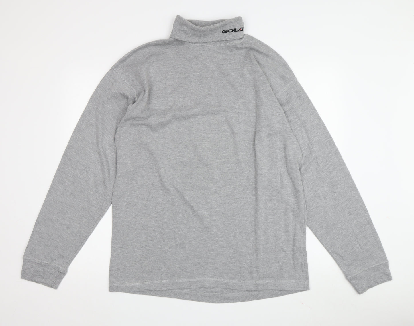 Gola Men's Grey Roll Neck Long Sleeve Top XL
