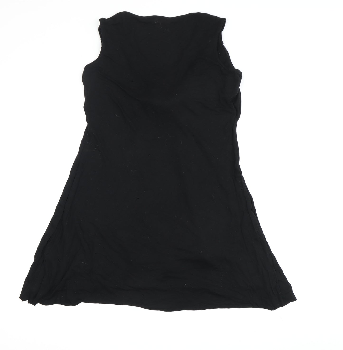 All Saints Women's Black Wrap Blouse in Size Small