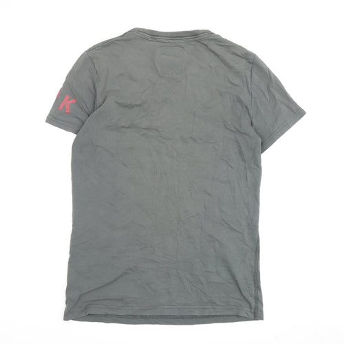 SuperDry Men's Grey Graphic Crew Neck T-Shirt M